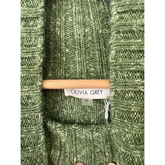 Olivia Grey Green Sweater – Women's XL – NWT - Picture 2 of 5